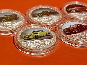 Məhsul: “Classic Car” kolleksiya xatirə sikkələri (5 ədəd dəst) — 5
