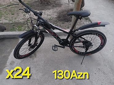 Velosipedlər – müxtəlif modellər və ölçülər - 24 düym təkər: 130 AZN
