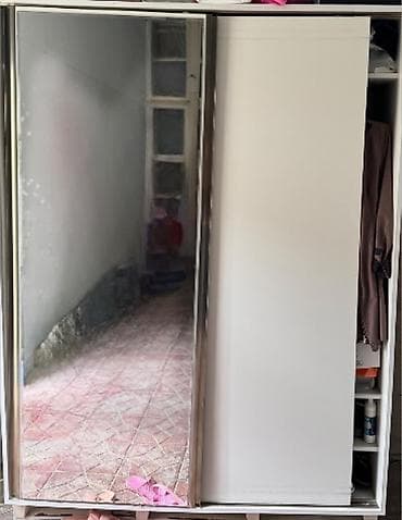 pol əskisi: İşlənmiş, 2 qapılı, Ağ, Ayaqqabı dolabı — 3