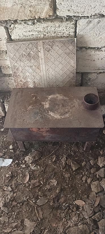 Metalkorpuslu odun sobası - Material: qalın davamlı polad/metal — 2