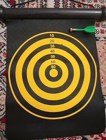 Rulo tipli maqnitli dart taxtası dəsti - İkiüzlü rulo taxta — 2