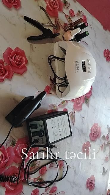 Manikür üçün peşəkar dəst Tərkib: - SUN UV/LED dırnaq lampası (taymer lalafo.az -da Manikür üçün peşəkar dəst Tərkib: - SUN UV/LED dırnaq lampası (taymer