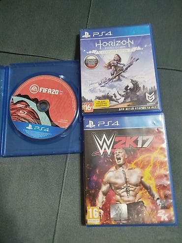 PlayStation 4 slim 500 gb.Üzərində 3 disk verilir.Plombu üstündədi — 2