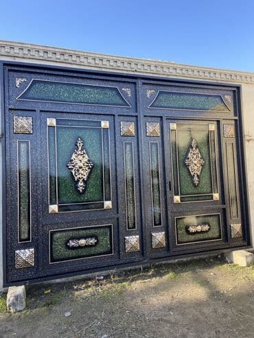 həyət qapları: Yeni Dəmir Həyət darvazası, Yana açılan, 350 m, Mexaniki, Qapı ilə, Kredit var, Ödənişli quraşdırma, Ünvandan götürmə, Ödənişli çatdırılma, Rayonlara çatdırılma — 2