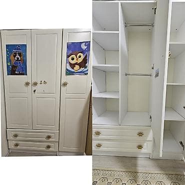 Dolab 120azn. Tecili satilir. Problemi yoxdur. Olcu 128x193. Unvan