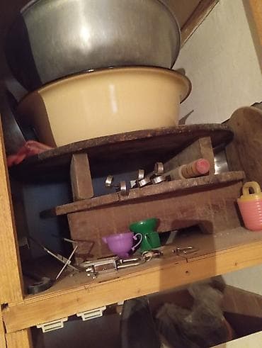 qazan və tavalar: Mətbəx qab-qacaq və aksesuarları dəsti - Böyük metal qab (leğən) – — 1