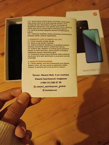 galaxy note 9: Redmi Note 13, 256 GB, rəng - Qara — 5