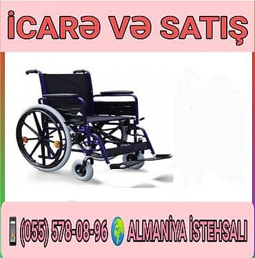 icare masin: Məhsul: Manuel əlil arabası – icarə və satış Xüsusiyyətlər: - — 1