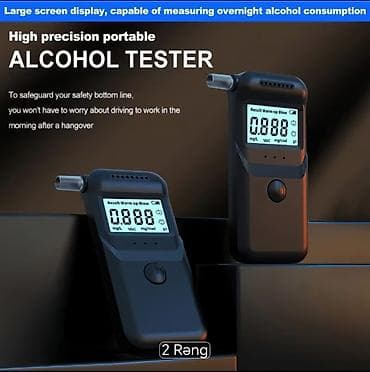 alkotester: Yüksək dəqiqlikli portativ alkoqol ölçən cihaz - Nəfəs analizinə — 4