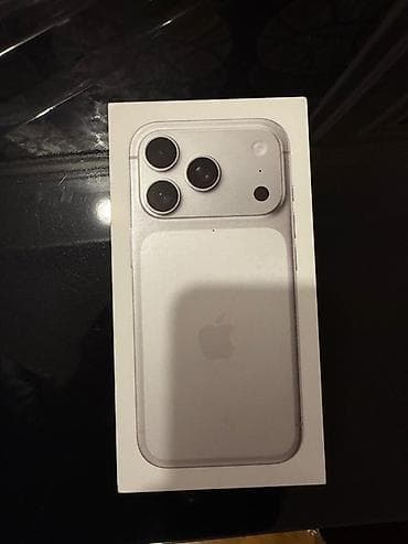 IPhone 17 Pro, 512 GB, Matte Silver, Face ID lalafo.az -da IPhone 17 Pro, 512 GB, Matte Silver, Face ID