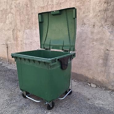 1100 Litrlik Təkərli Zibil Konteyneri – Yeni ♻️ Böyük həcmli, möhkəm — 3
