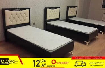 Çarpayılar: Yeni, Təknəfərlik çarpayı, Bazasız, Matras ilə, Siyirməsiz, Azərbaycan — 1
