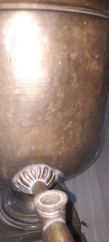 yamaha music baku: Qədim samovar, 1896 il, Mis, Vəziyyəti: Yaxşı — 5