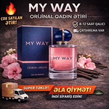 Giorgio Armani My Way – orijinal qadın ətiri (Eau de Parfum) - Növ