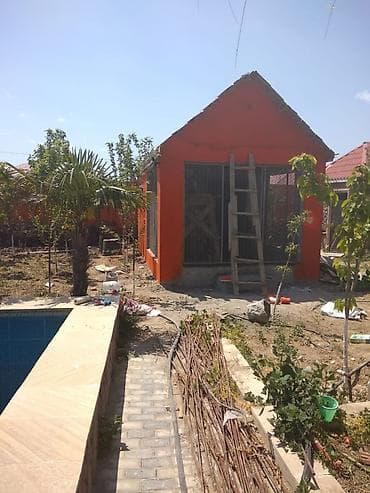ev modelleri: Satılır: həyət evi və bağ sahəsi Turkyan - İki mərtəbəli daş üzlü — 3