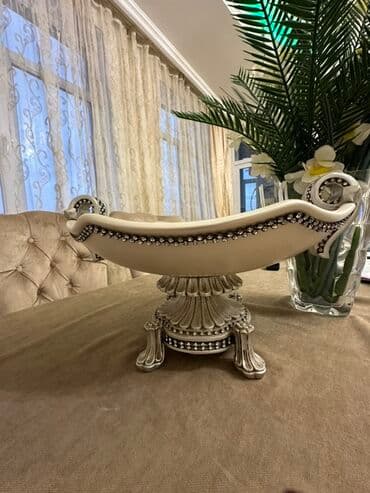 karaca azerbaycan qab qacaq: ÇİDAM SERAMİK Klassik üslubda dekorativ süfrə dəsti - 3 hissədən — 3