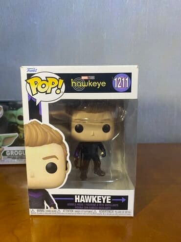şuşa qalası maketi: Funko Pop! Marvel Studios Hawkeye vinil fiquru, kolleksiya üçün əla — 1