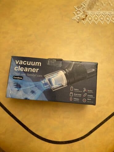 masaj aparatı satışı: Avto üçün tozsoran, Yeni, Akkumlyator, Təmizləmə növü: Quru — 1