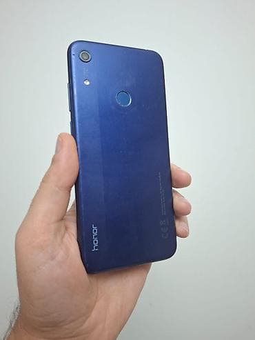 barter telfonlar: Honor 8A 2020, 32 GB, rəng - Mavi, Barmaq izi — 8