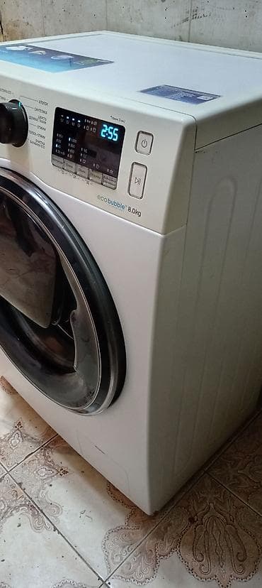 elektirik matorlar: Paltaryuyan maşın Samsung, 8 kq, İşlənmiş, Avtomat, Qurutma var, Ödənişli çatdırılma — 4