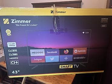 tv box android: Zimmer 43" Smart TV – Full HD 1080p - Ekran: 43 düym, Full HD 1080p - — 2