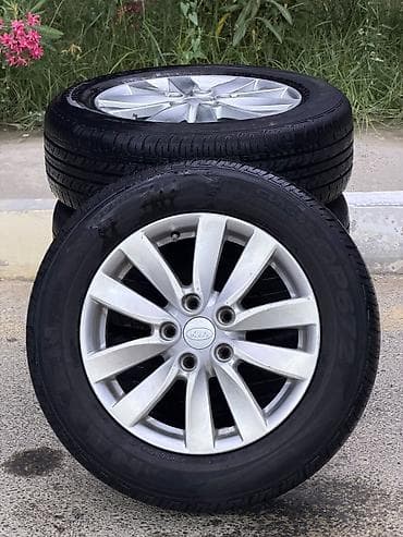 Шины и диски: Б/у Колесо Kia 225 / 55 / R 16, 5 Болтов — 5