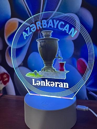 komputer ekran sekilleri: Akril LED masa lampası – “Azərbaycan” mövzulu seriya - Şuşa — 2