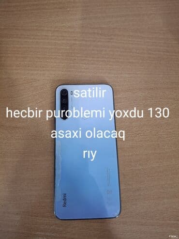 xiaomi redmi note 8 qiymeti: Xiaomi Redmi smartfon - Marka/model: Redmi (Xiaomi) - Rəng: Gümüşü/ağ — 4