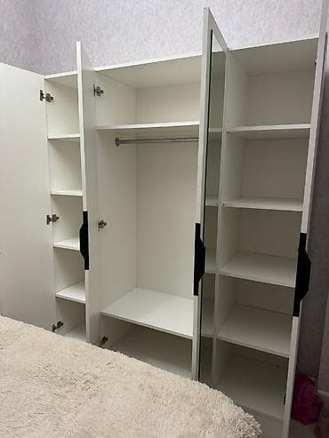 tecili satilan evler: 4 qapılı, Güzgülü, Ağ, Açılan, Düz dolab — 2