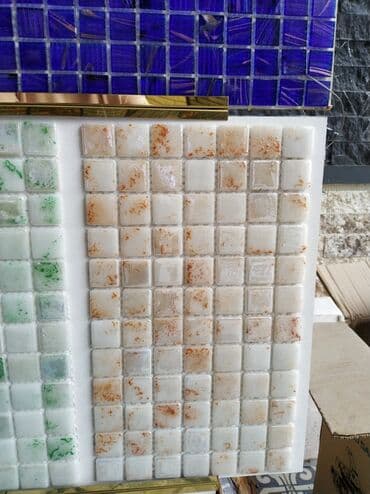 iran kafelləri: Şüşə mozaika kafel paneli - Material: şüşə mozaika plitələr - — 1