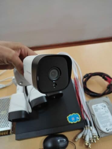 камеры видеонаблюдения в баку: Kamera təhlükəsizlik sistemləri 4 ədəd kamera Video qiydiyyat aparatı — 7