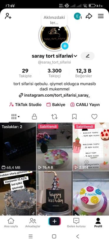 Tortlar: Saray tort sifarişi – fərdi dizaynlı tortlar və şirniyyatlar - — 1