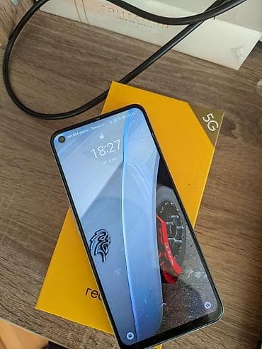 honor 9 d: Realme 7 5G, 128 GB, rəng - Gümüşü, Barmaq izi — 1