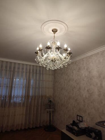 çilçıraqlar: Çılçıraq, 10 və daha çox lampa, Xrustal — 5