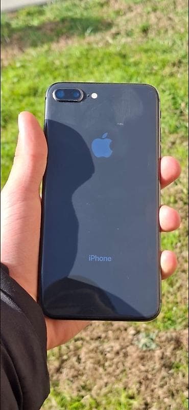 купить бу айфон 8 плюс: IPhone 8 Plus, 64 ГБ, Jet Black, Отпечаток пальца, Face ID — 1