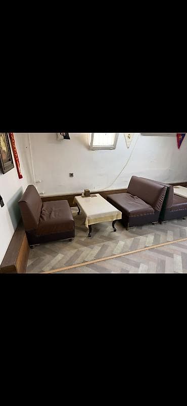 endirimli divanlar: Iki ədəd divan stol dəst satılır — 1