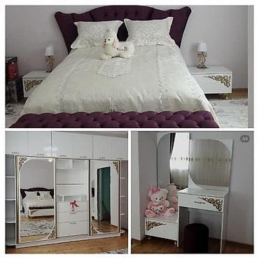 diamond home tekstil: Yataq otağı dəsti: • Çarpayı • Sandıqça • İki ədəd tumba • — 1