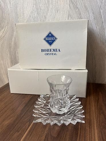 Çay dəsti, Xrustal, Bohemia, Çexiya