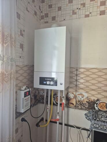 demir setka satisi: 100 manat prablemi var. SANICA divardan asılan qaz kombi sistemi - — 3