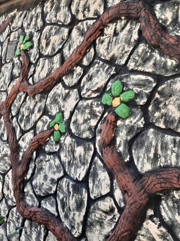 Административный персонал: Dekorativ suvaq dekorativ manqal isi gorurem.sekilerdeki el isleri — 9