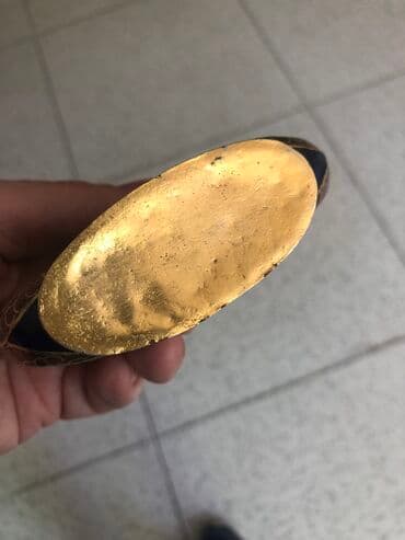 kohnə pullar: Китайская династия, латунь, перегородчатая эмаль, 9 см x 13 см — 3