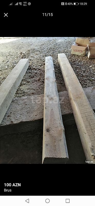 5 20 taxta qiymeti: Məhsul: Taxta bruslar Təsvir: - 3 ədəd kəsilmiş taxta brus - Dördkünc — 7