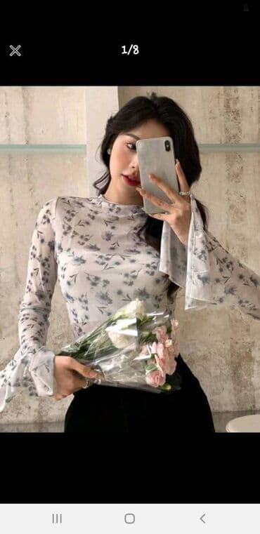 atlas köynəklər: Tul bluz, razmer M. Sheinden sifarisle gelib. Razmer uygun — 1