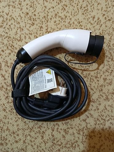 EV şarj kabeli – Type 1 (J1772) ilə 220V məişət rozetkasına qoşulan