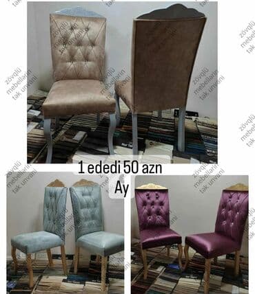 *Stul* *oturacaq* Qiymət 6 ededi 280 AZN✔️ Reng 🌈secimi var ✔️ — 2