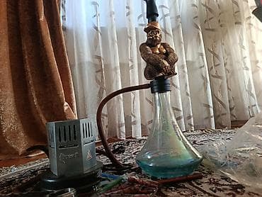 Nargilə dəsti – unikal “qorilla” fiqurlu dizayn Məhsul təsviri: - — 3