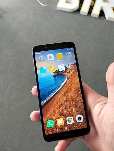 Kompüter, noutbuk və planşetlər: Redmi 7A, 16 GB, rəng - Mavi, İki sim kartlı — 2