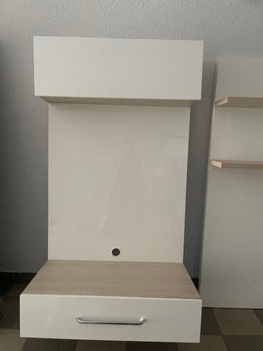 аренда помещения под салон красоты: Новый, Прямой ТВ стенд, С полками, Деревянный, Турция — 2