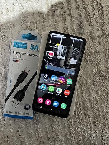 самсунг телефон: Samsung Galaxy A02, 32 ГБ, цвет - Черный, Две SIM карты — 1