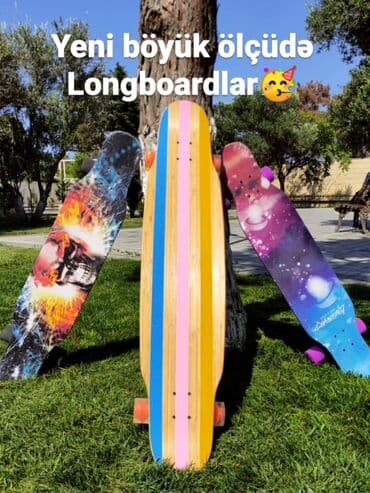 гироскутеры 8 дюймов: Longboard Skateboard, Longbord və Pennyboardlar🛹 🔹Hər növ və hər yaşa — 1
